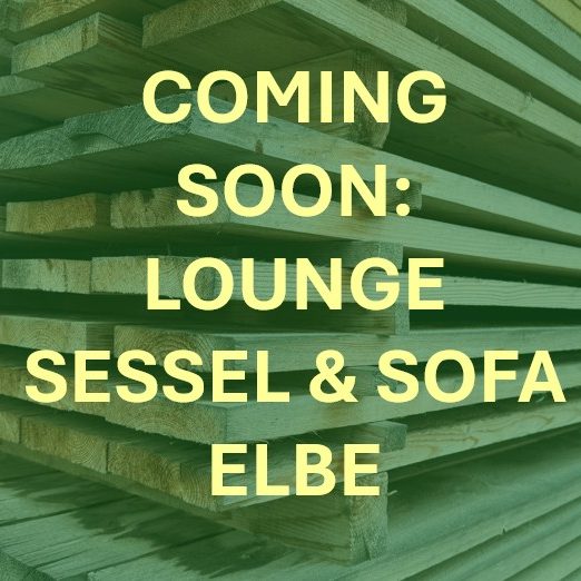 DIY Outdoor Lounge SEMPIONE auf der Terrasse eines modernen Reihenhauses