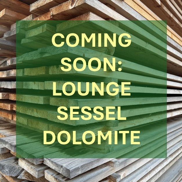 Die DIY outdoor-lounge Ottomane PALISADES schützt seine Gäste vor Wind