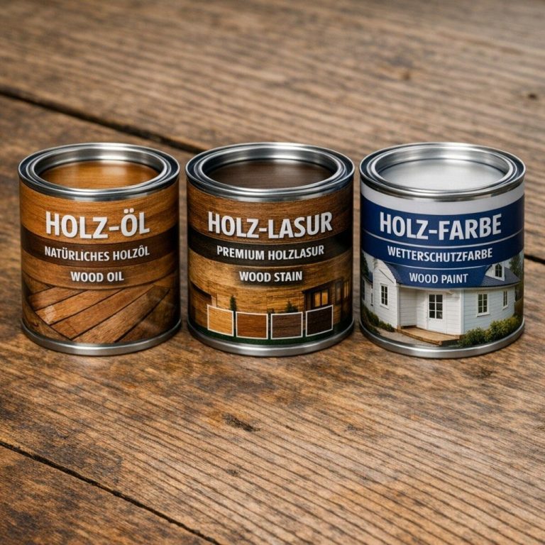 Öle, Lacke und Lasuren schützen dein Holz