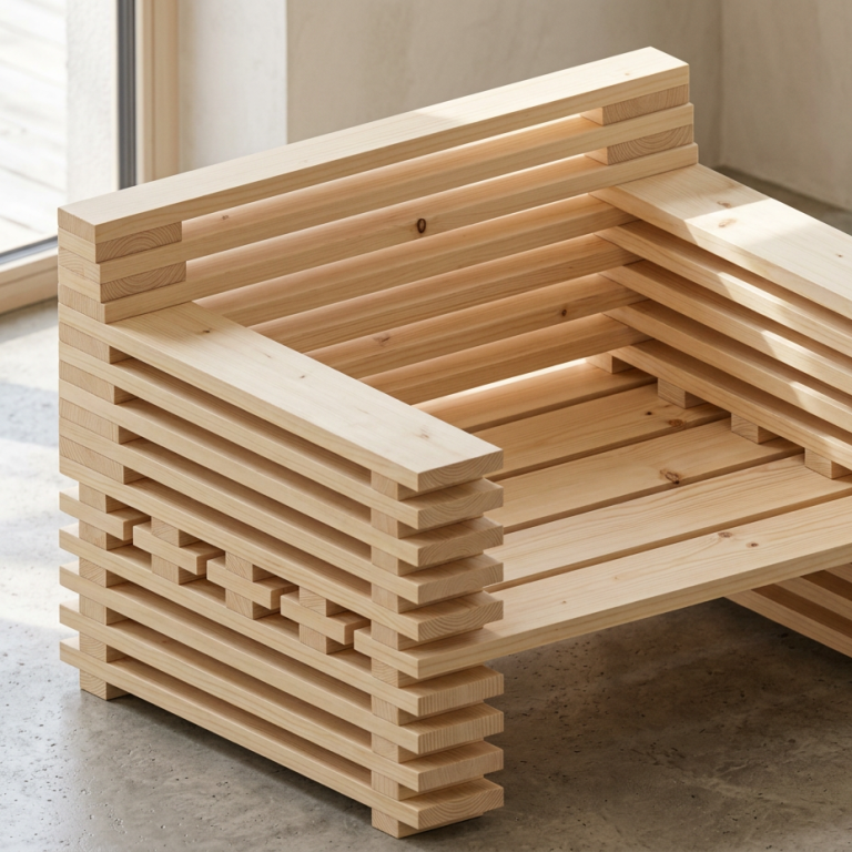 Der Sessel der outdoor-lounge STRATA passt auch ins Wohnzimmer.