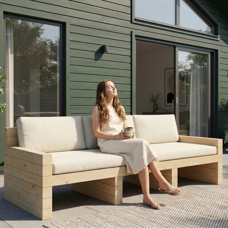 Eine Gartenlounge selber bauen ist ein Erlebnis! Du wirst viel mehr Freude daran haben, wie an einer Lounge von der Stange.