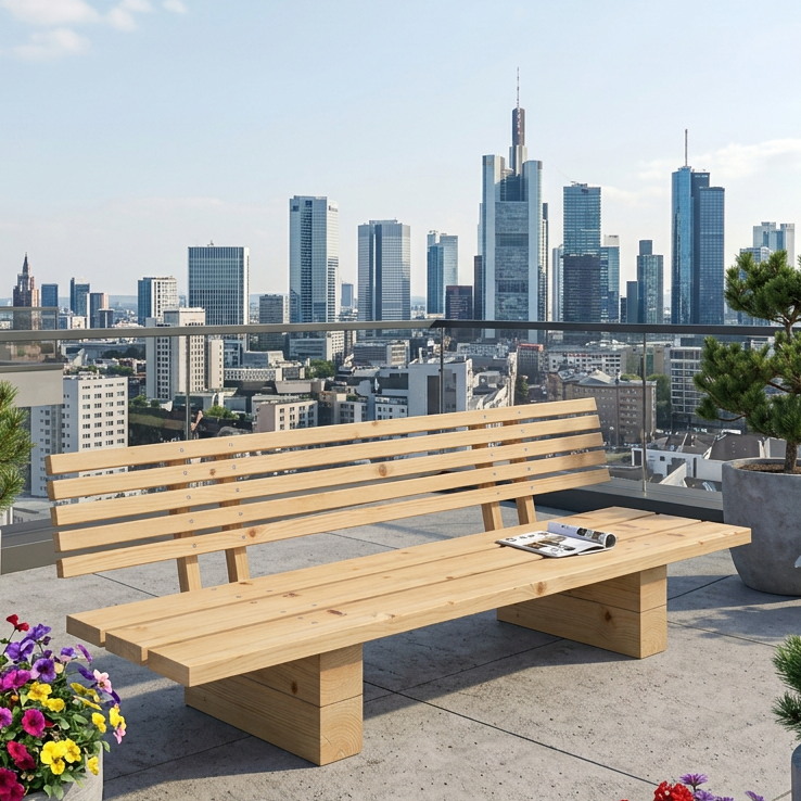 DIY Gartenlounge OSAKA. Reduziertes Design, klare Ästhetik, unaufdringliches Möbel.